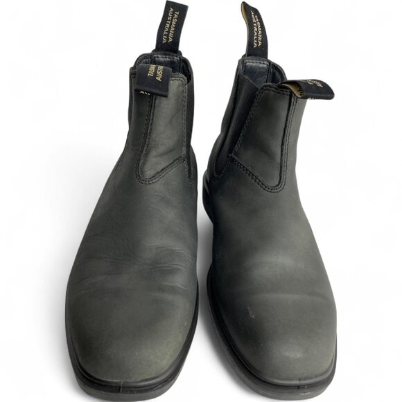 Blundstone Charcoal Gray Leather Chelsea Australian Boots Men's 5.5 Women's 7.5 - Picture 5 of 15
